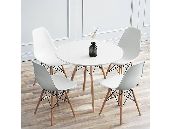 Table à manger ronde, table ronde simple, meubles de salle à manger, table à manger ronde blanche de 70 cm, table de petit déjeuner, table de cuisine