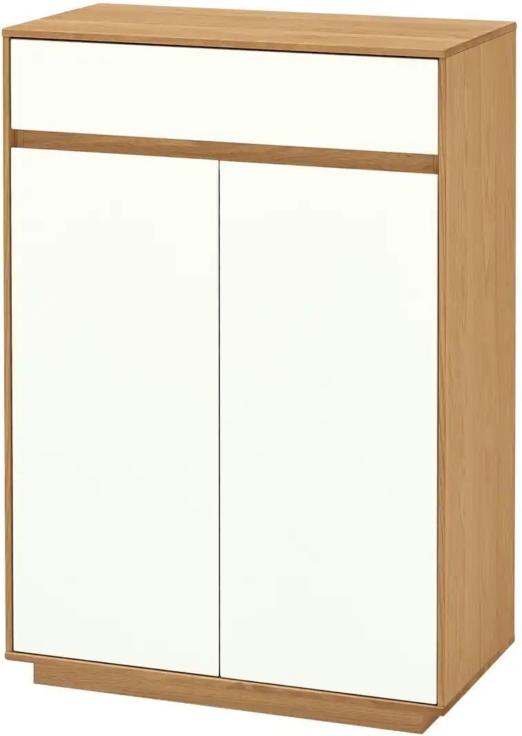 Höffner Schuhschrank  Tiba ¦ weiß ¦ Maße (cm): B: 72 H: 103 T: 37.0