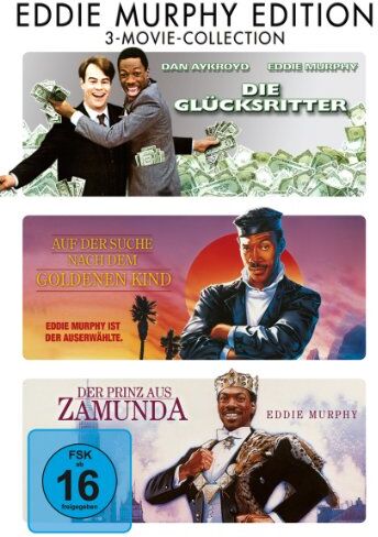 Eddie Murphy - Die Glücksritter / Auf der Suche nach dem goldenen Kind / Der Prinz aus Zamunda [3 DVDs] - Preis vom 10.10.2026 11:48:34 h