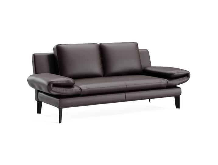 Sofa Jarek Leder dunkelbraun B 281 T 83 cm - Möbel Konfigurator: Traummöbel individuell zusammenstellen
