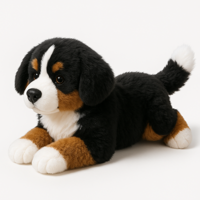 Realistic Bernese Mountain Dog Plush Toy Soft Cuddly Dog Pillow & Stuffed Animal Gift Realistic Bernese Mountain Dog Plush Toy Soft Cuddly Dog Pillow & Stuffed Animal Gift