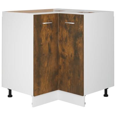 vidaXL Küchenschrank Räuchereiche 75,5x75,5x81,5 cm Holzwerkstoff