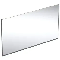 Geberit Option Plus Square Lichtspiegel, direkt & indirekt beleuchtet, 120x70 cm, schwarz matt / Aluminium eloxiert