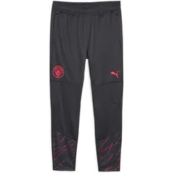 Puma, Unisex, Sporthose, MCFC Training Pants (XL), Blau, Orange, Mehrfarbig