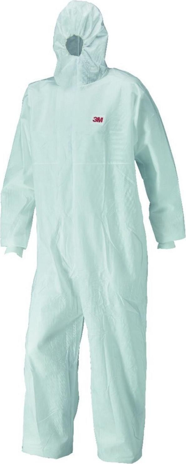 3M beschermingspak 4520 type 5/6 maat 3XL wit/groen
