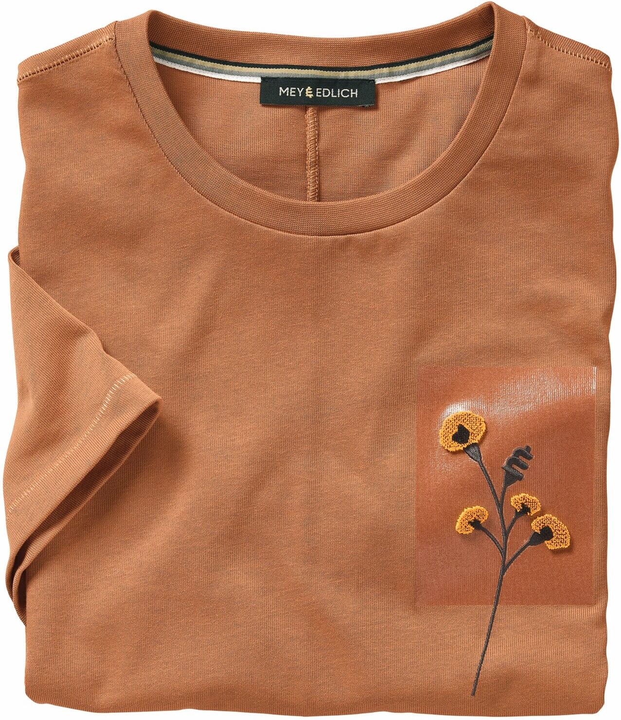 Mey & Edlich Fuwari-Blüten-Shirt Braun XXL