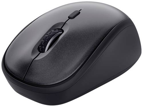 Trust TM-201 Maus Funk Optisch Schwarz 4 Tasten 1600 dpi Geräuscharme Tasten