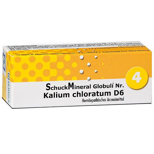 Schuckmineral Globuli 4 Kalium chloratum D6 7,5 g