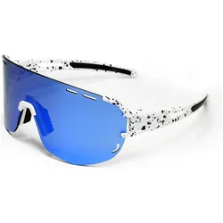 Yeaz, Damen, Sportbrille, Sunglow (Secret White, Revo Blue), Blau, Weiss