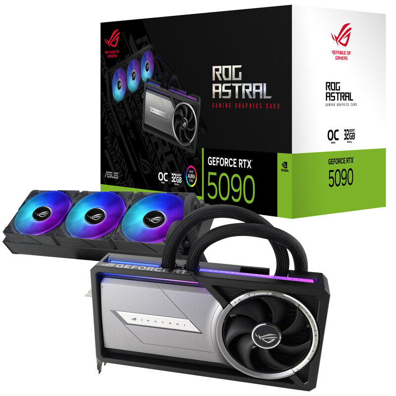 ASUS ROG Astral GeForce RTX 5090 LC OC Edition, 32768 MB GDDR7
