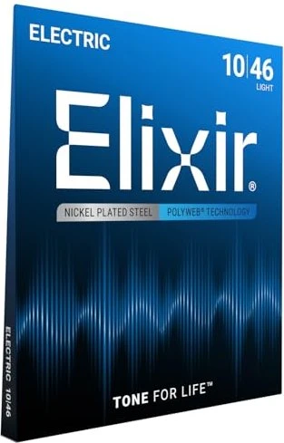 Elixir 12050 Polyweb Nickel 10-46 Light