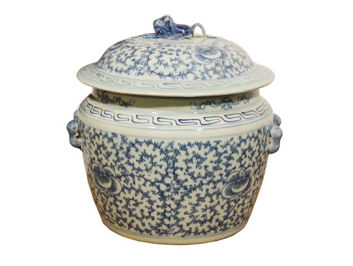 Pot à herbe à motif Asiatique