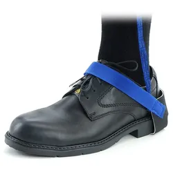 SAFEGUARD ESD-Fersenband mit Klettverschluss, 1 MOhm, blau/blau
