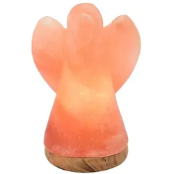 Beleuchteter Salzkristall ENGEL ca. 19 cm