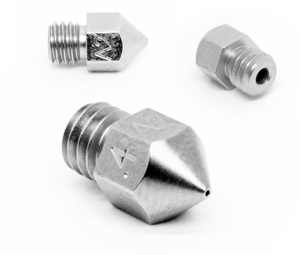 Microswiss Micro Swiss - MK8 0,60mm Plated A2 Tool Steel Wear Resistant Nozzle M2585-06