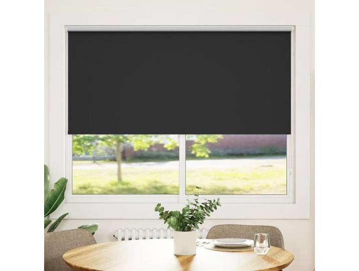 Rideau occultant 164,4x175 cm Largeur du tissu 160 cm noir