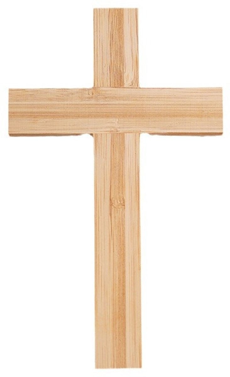 Cor Sinho Houten Kruis Groot 16,5 cm voor op tafel