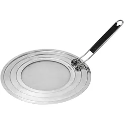 Westmark Spritzschutz "Exlusiv", D 20, 24, 28 cm, Zubehör Kochgeschirr, Silber