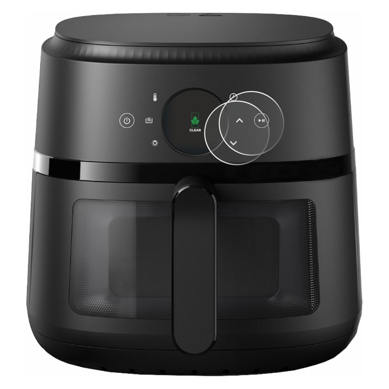 ScreenLeaf Schutzfolie für Philips Airfryer 2000 Gen 2 6,2L Displayschutz Display Schutz Folie Klar (6161399)
