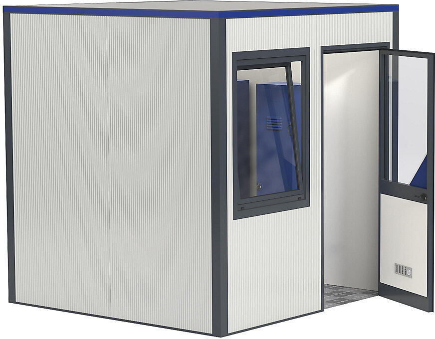 Raumsystem, Paneel für Dach, beidseitig, reinweiß RAL 9010, reinweiß RAL 9010 eurokraft pro