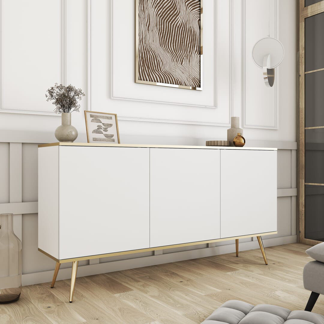Fairmont Park Allisia 160 cm W Sideboard White 85cm H X 160cm W X 39cm D