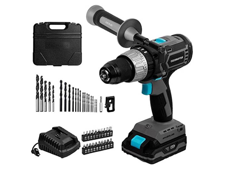 Cecotec Perceuse-visseuse sans Fil CecoRaptor Perfect ImpactDrill 2020 Brushless Ultra. Batterie 20 V 2000 mAh Vitesse sans Charge 2000 TR/Min Ratio de 3000 BPM