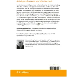 Antidepressiva absetzen, Fachbücher von Giovanni A. Fava, Wulf Bertram