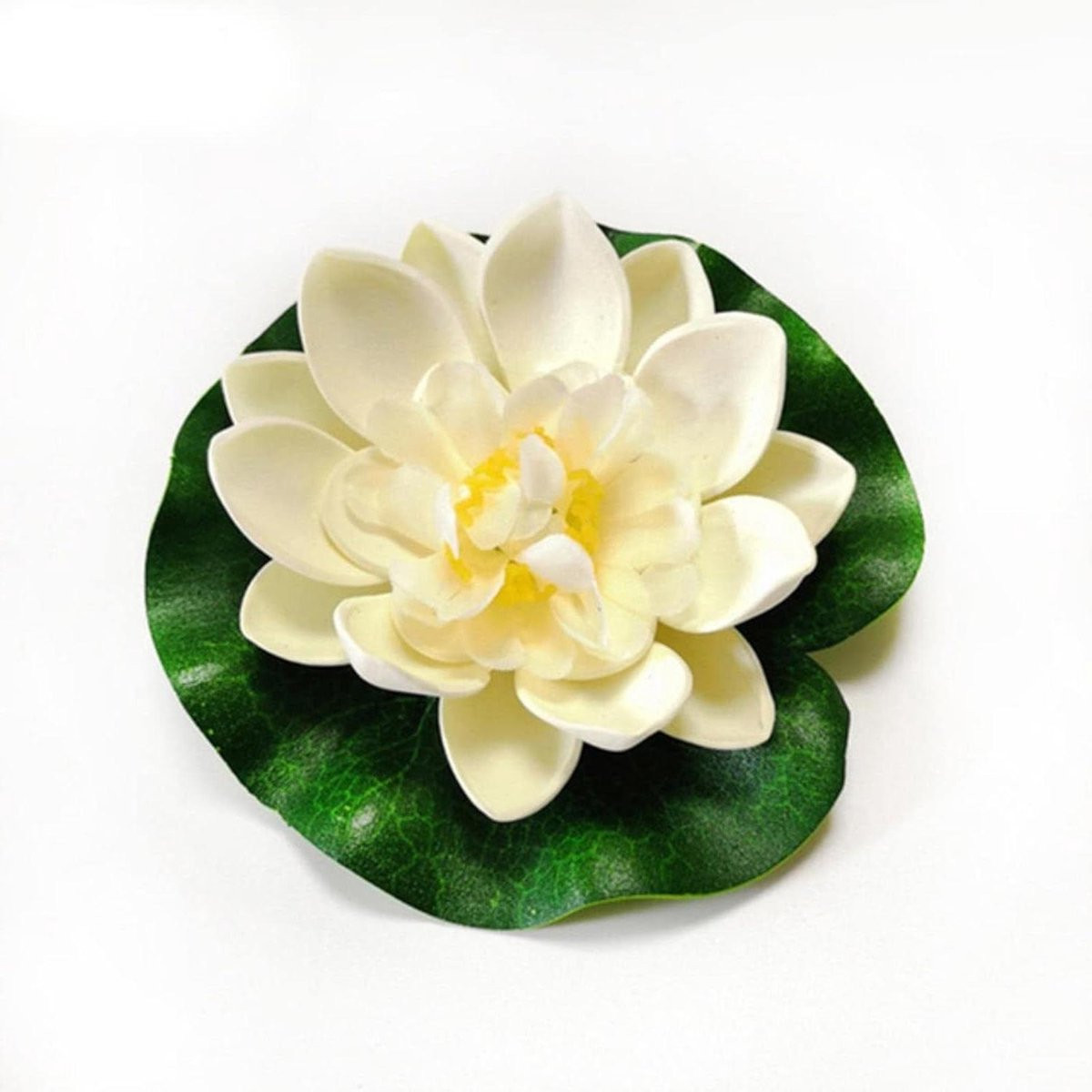 Kunstmatige Lotus Drijvende Bloem Groen voor Vijver Decoratie