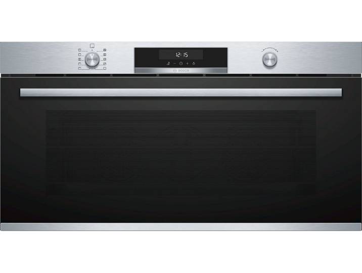 BOSCH Einbaubackofen VBC5580S0, mit 1 fach-Teleskopauszug, ebenenunabhängig, XXL-Backofen mit GranitEmail