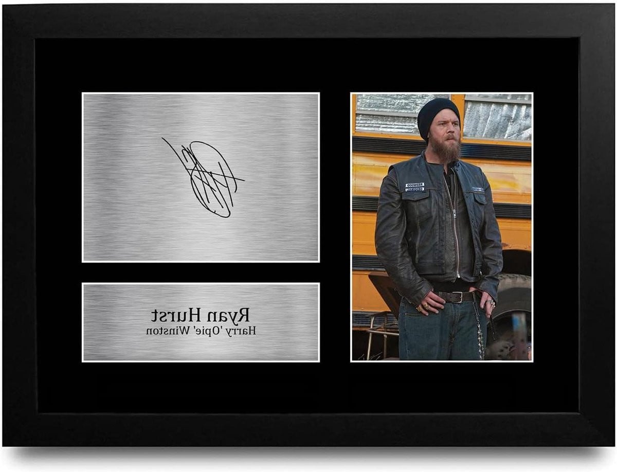 Professioneel ingelijste foto decoratie Fan Collectie - A4 - Zwart
