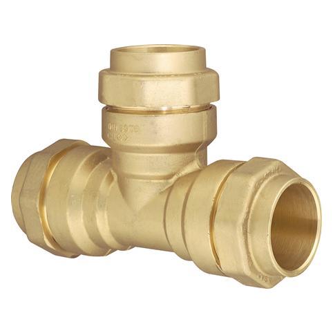 Aalberts Raufoss Water & Gas Isiflo Tee 32mm (T-Verbindung) (RAU-6214254)