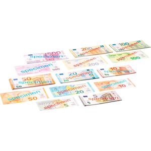 Wissner Lernspielzeug 080620.140 Spielgeld Scheine, ab 6 Jahre, Zahlen und Rechnen lernen, 20 Stück