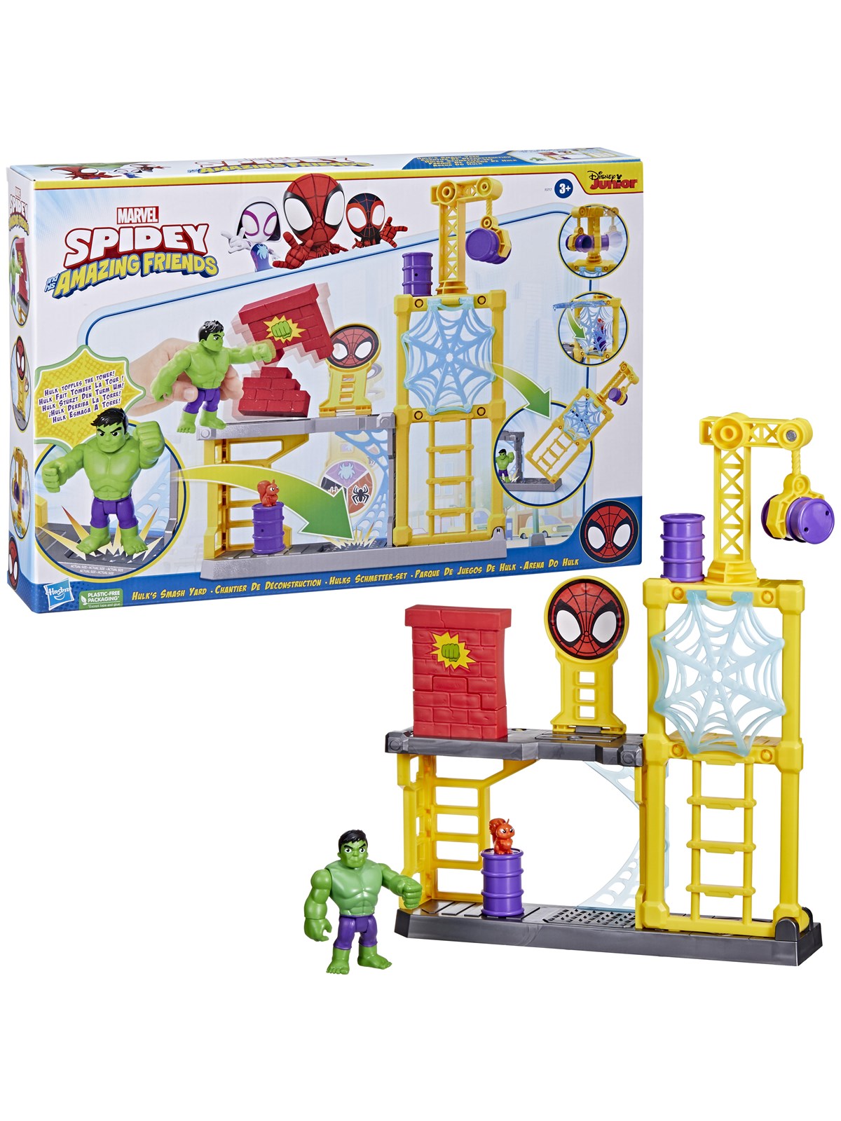 Marvel Spidey and His Amazing Friends Hulks Schmetter-Set