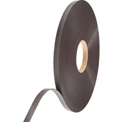 Magnetband ohne Kleber 25 mm | 100 m | 2 mm, Ferrit, schwarz
