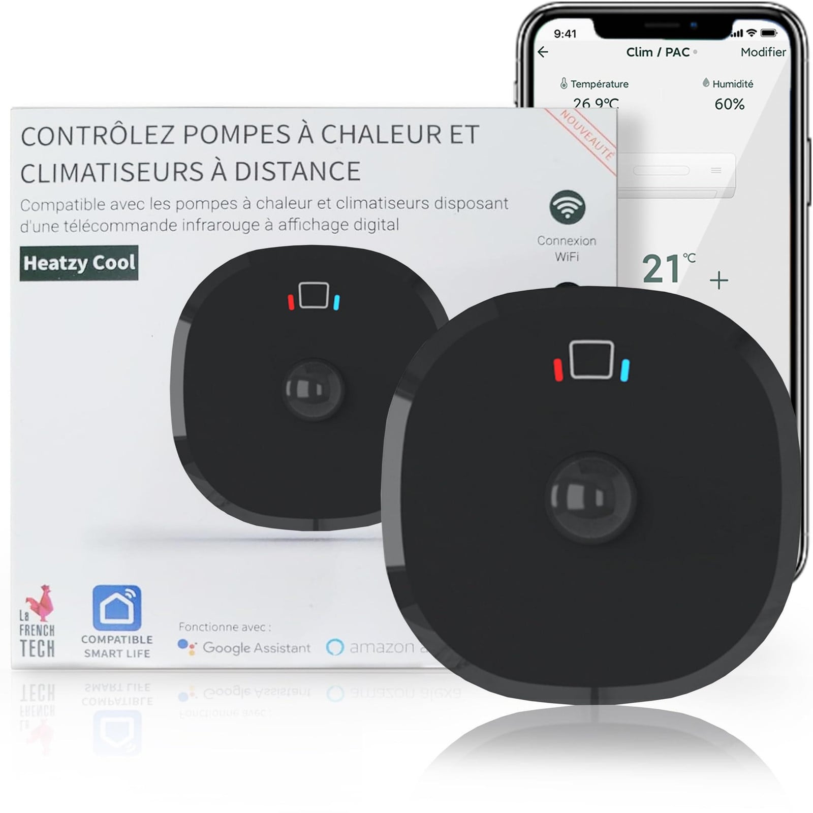 Selius WiFi-thermostaat, intelligente draadloze controller voor airconditioner