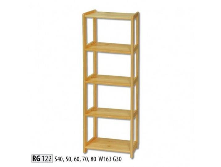 JVmoebel Standregal Handgefertigtes Holzregal in natürlicher Optik für Bücher und Deko, Made in Europa