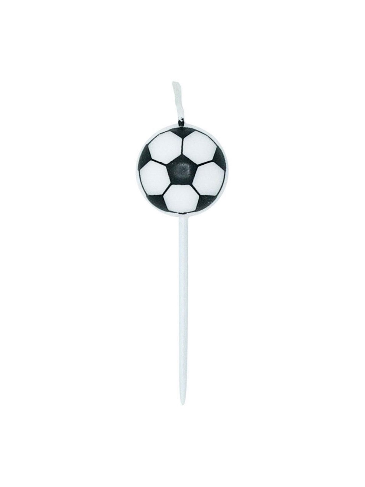 Globos Cake candles 2.4cm Football - 5 pcs.