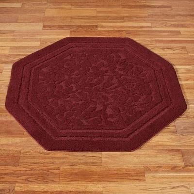 Touch of Class Westbury Octagon Rug, 4' Octagon, Claret