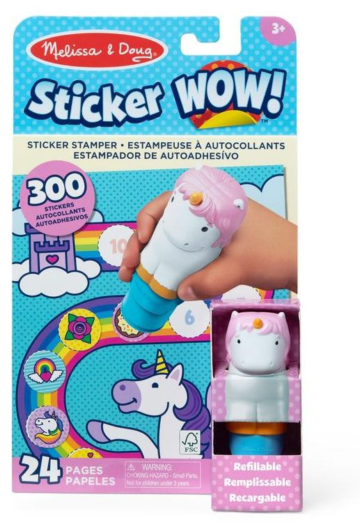 Melissa & Doug Sticker WOW eenhoorns