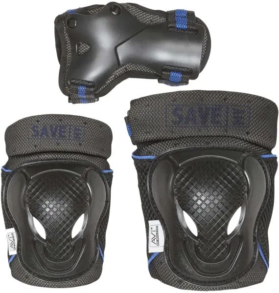 Inline Schützer Save My Bones (XS - Schwarz/Blau)