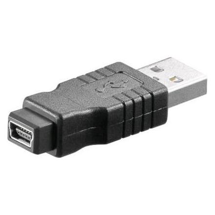 PremiumCord Redukce USB 2.0 A - MINI-B 5 PIN (M/F) (USB-A, Mini USB) (KUR10)