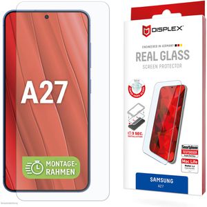 Displex Displayschutzfolie Real Glass, 10H, für Samsung Galaxy A27 5G, aus Hartglas