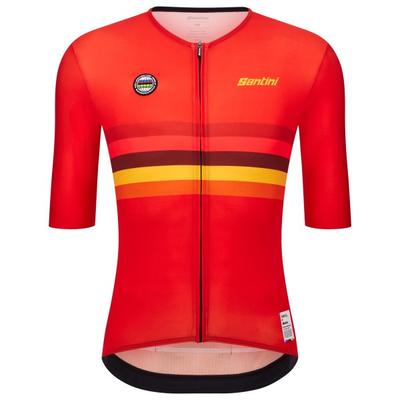 Santini - UCI World Champion Jersey - Radtrikot Gr XL rot