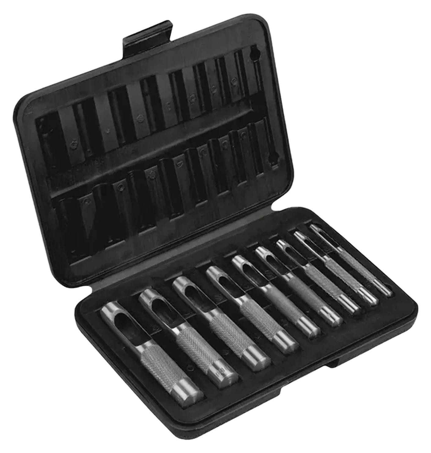 Topex Set ronde beitels 03A490, 3 - 12 mm