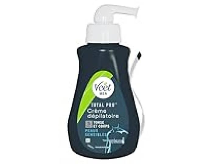 Veet Men - Crème Dépilatoire Homme - Epilation Peaux Sensibles - 400 ml