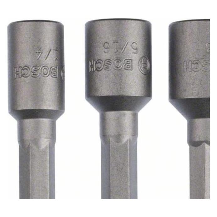 Bosch Professional Topnøglesaet Magnet Tomme 50mm 3 Stk (3165140700948)