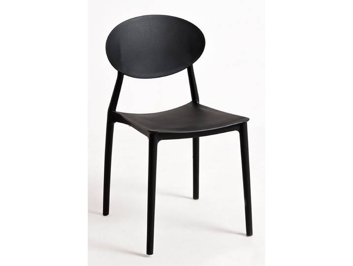 4er Set Butan Stühle - Schwarz