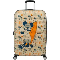 American Tourister Wavebreaker Disney Spinner, Koffer, Beige, Mehrfarbig