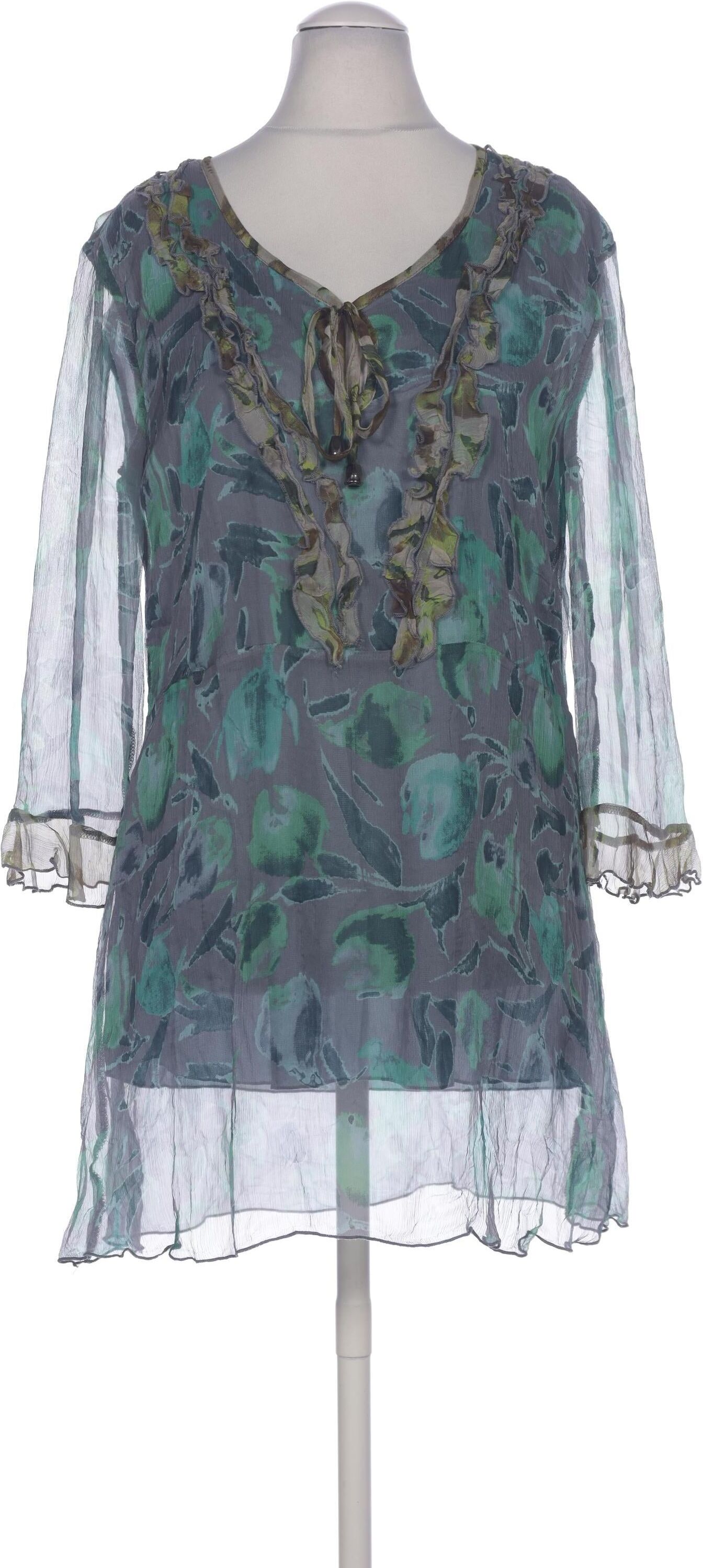Elisa Cavaletti Damen Kleid, Grau, Gr. M, Seide - Second Hand