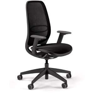 sedus Bürostuhl seair Ai-821/001, schwarz, Stoff / Netz, belastbar bis 130 kg